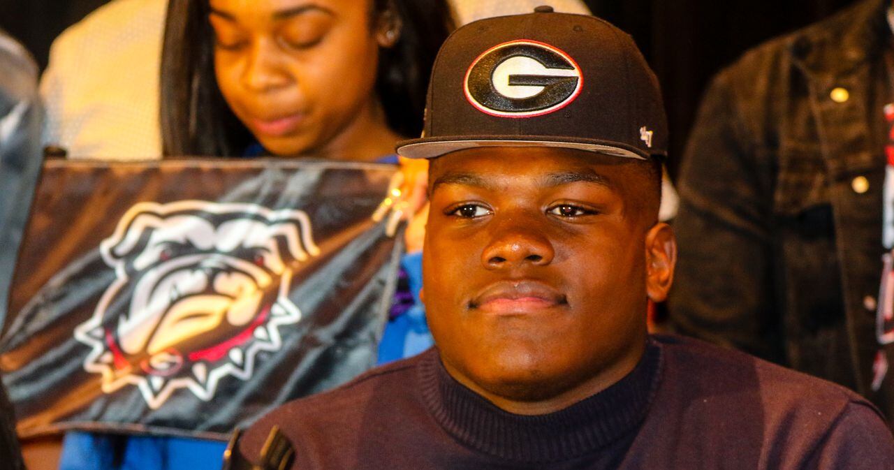 Broderick Jones-Georgia football-Georgia recruiting