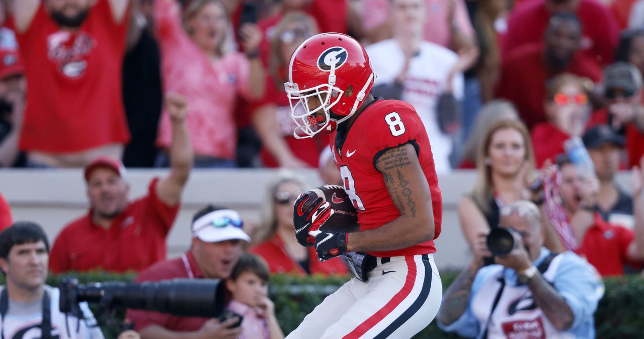 Dominick Blaylock makes the long trip back to the end zone for Georgia football: 'I just keep rooting for him'