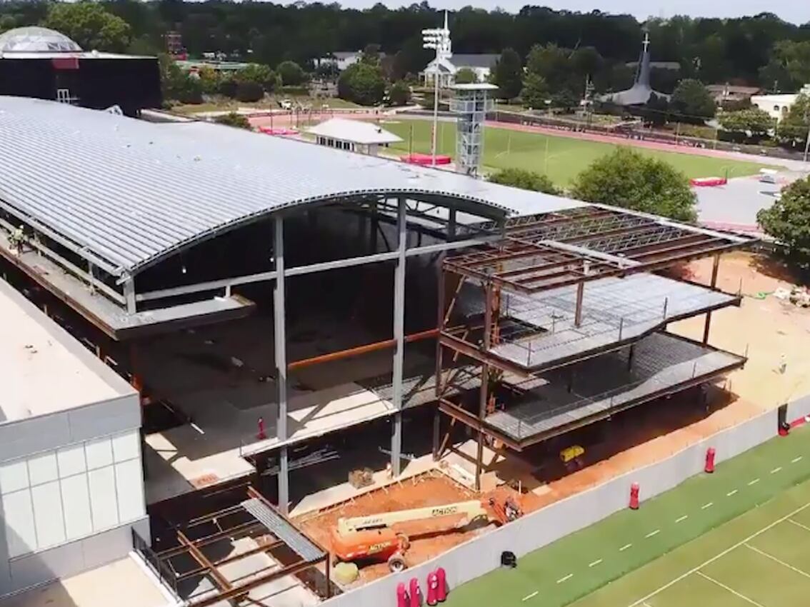 Watch Georgia Football S 80 Million Building Enhancing Campus Skyline